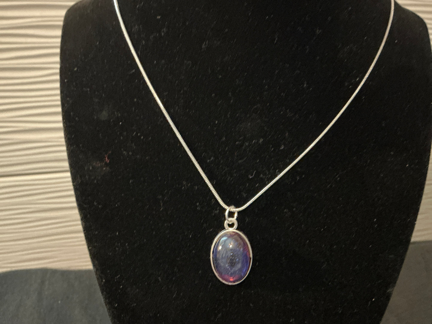 Blue Opal Necklace