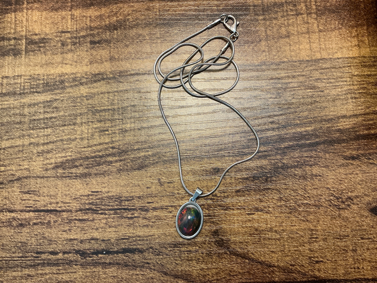 10x14mm Australian OPAL Triplet Necklace