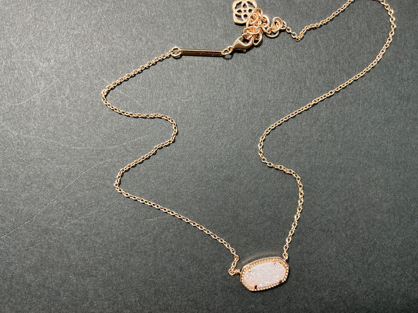 10x14 aus Opal Necklace 14ct gold